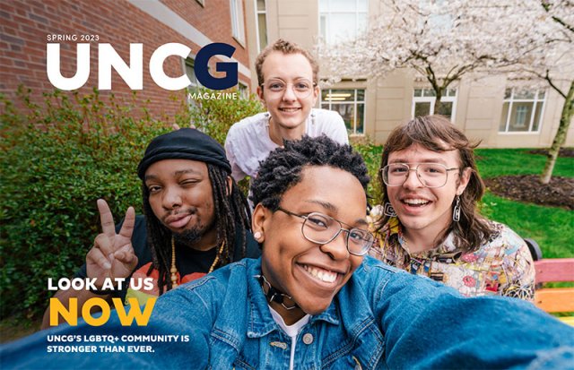 UNCG Magazine cover Spring 2023